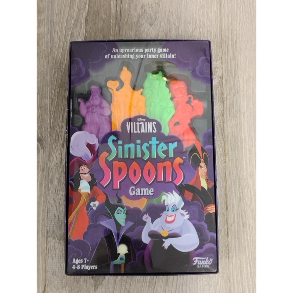Funko Disney Villains Sinister Spoons‎ Party Game for 4-8 Players Ages 7+